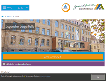 Tablet Screenshot of halle.djh-sachsen-anhalt.de