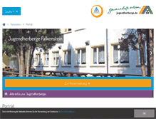 Tablet Screenshot of falkenstein.djh-sachsen-anhalt.de